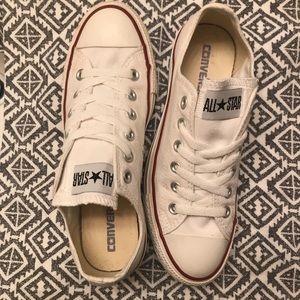 Low-Top White Converse All-Stars! 🦄